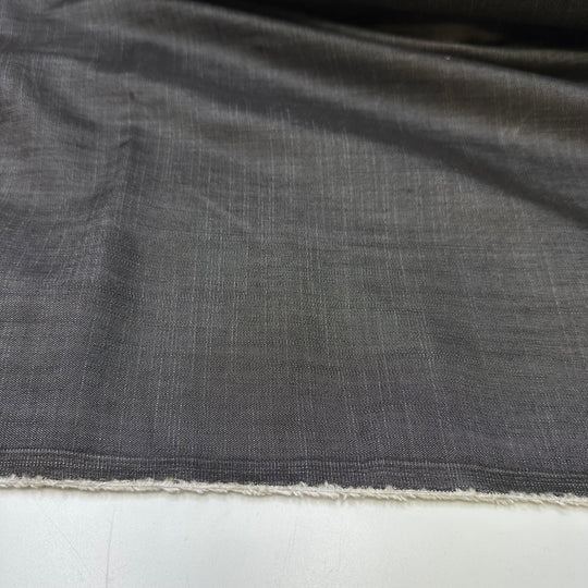 Business In The Front - Tencel/Linen Woven - Dark Grey - 2M Bundle