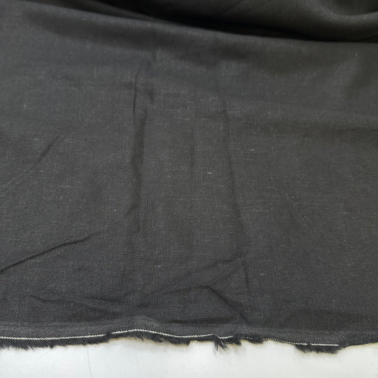 Rock N Roll - Linen Woven - Black - 1M Bundle