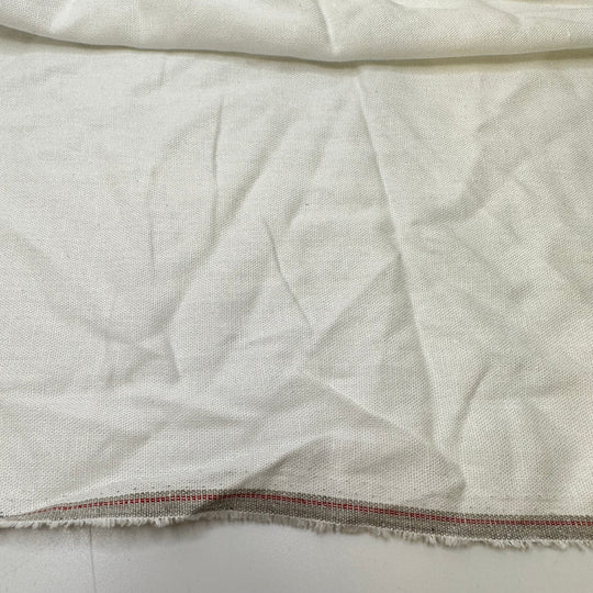 White Lies - Linen Woven - White - 0.75M Bundle