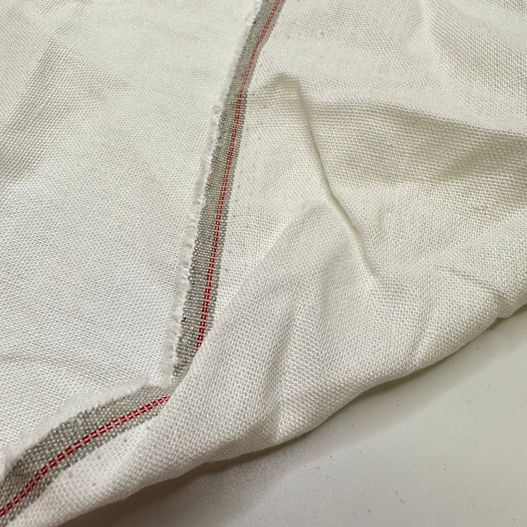 White Lies - Linen Woven - White - 0.75M Bundle