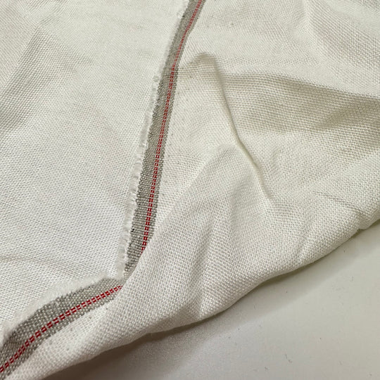 White Lies - Linen Woven - White - 0.75M Bundle