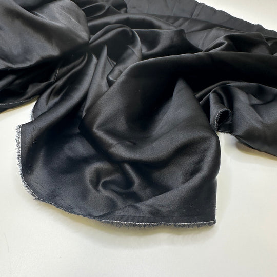 Before The Show Starts - Satin Silk Woven - Black - 1.05M Bundle