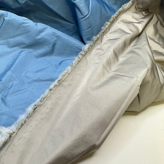 Slalom Rhythm - Batting Center Taffeta Nylon Blend Woven - Light Blue/Grey - 3.9M Bundle
