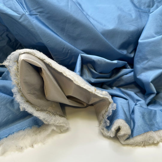 Slalom Rhythm - Batting Center Taffeta Nylon Blend Woven - Light Blue/Grey - 3.9M Bundle