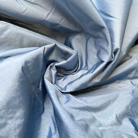 Slalom Rhythm - Batting Center Taffeta Nylon Blend Woven - Light Blue/Grey - 3.9M Bundle