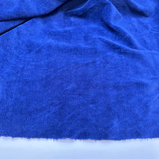 Blue Rodeo - Knitted Velour Cotton Knit - Dark Blue - 2.6M Bundle