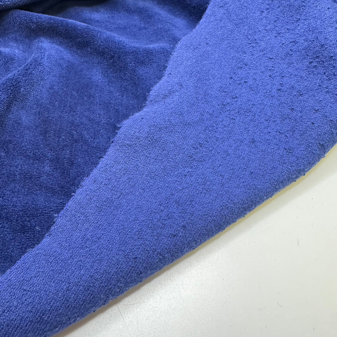 Blue Rodeo - Knitted Velour Cotton Knit - Dark Blue - 2.6M Bundle