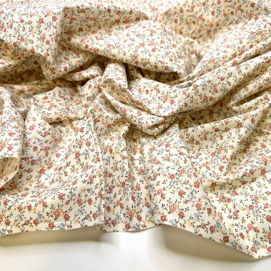 Planning A Wedding - Cotton Blend Woven - Cream Multi Floral - 2.1M Bundle