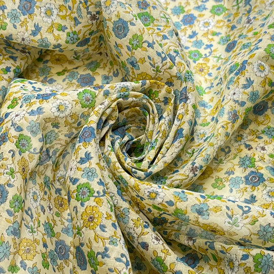 Having A Child - Cotton/Poly Woven - Cream Multi Floral - 3.25M Bundle