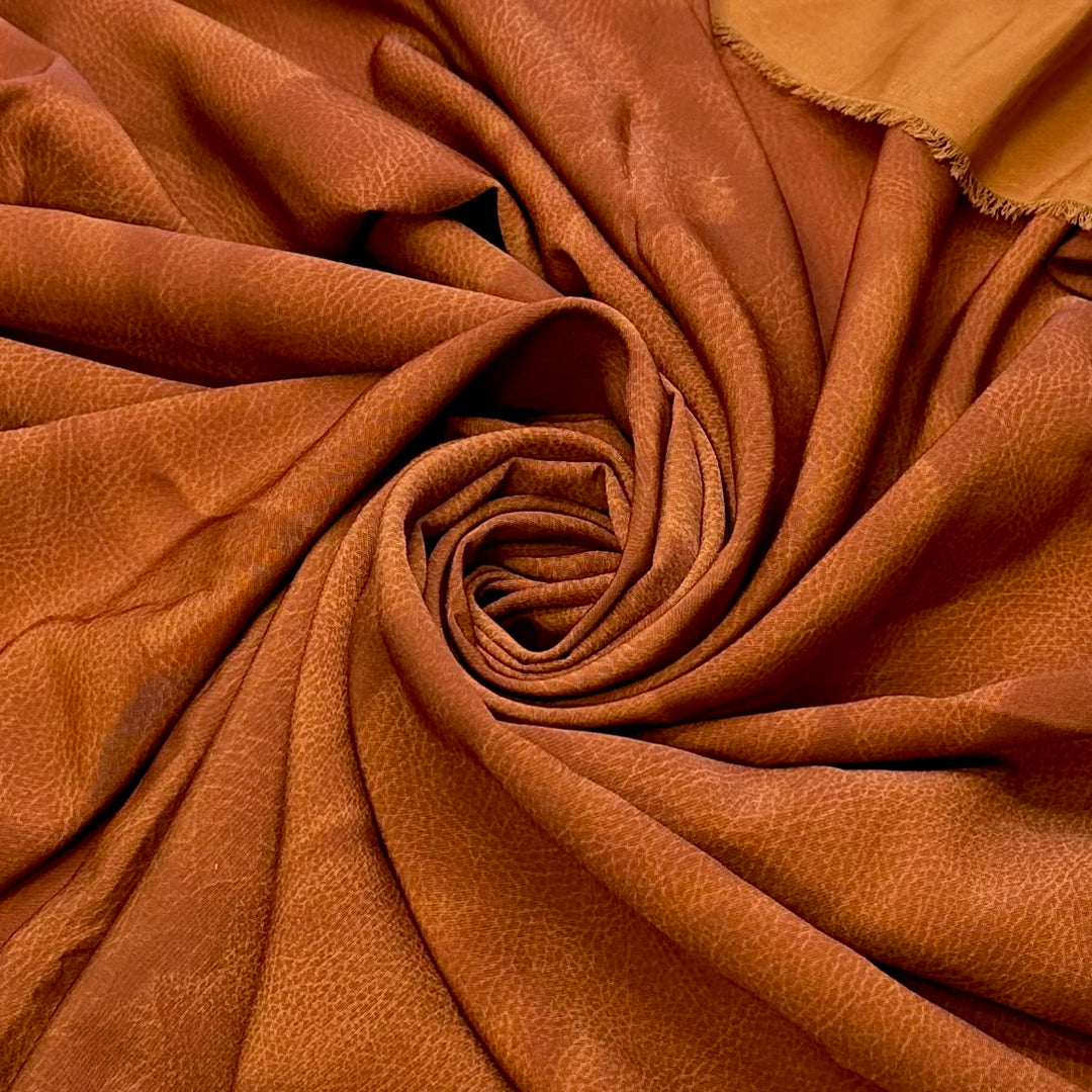 Buying My First House - Polyester Blend Woven - Light Brown Leather-like Print - 1.3M Bundle