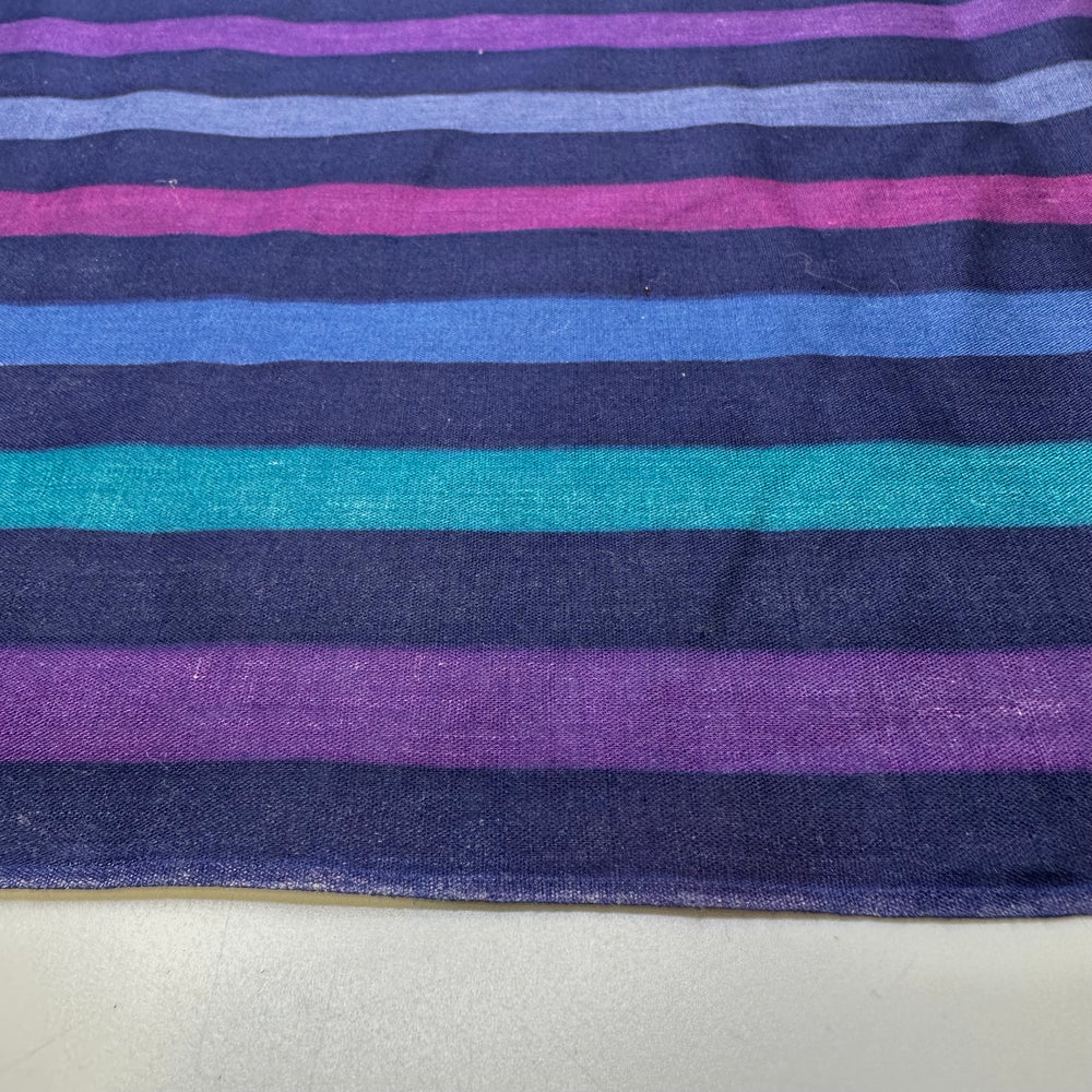 Moving To A New Area - Cotton Blend Woven - Blue Multi Stripes - 2.7M Bundle