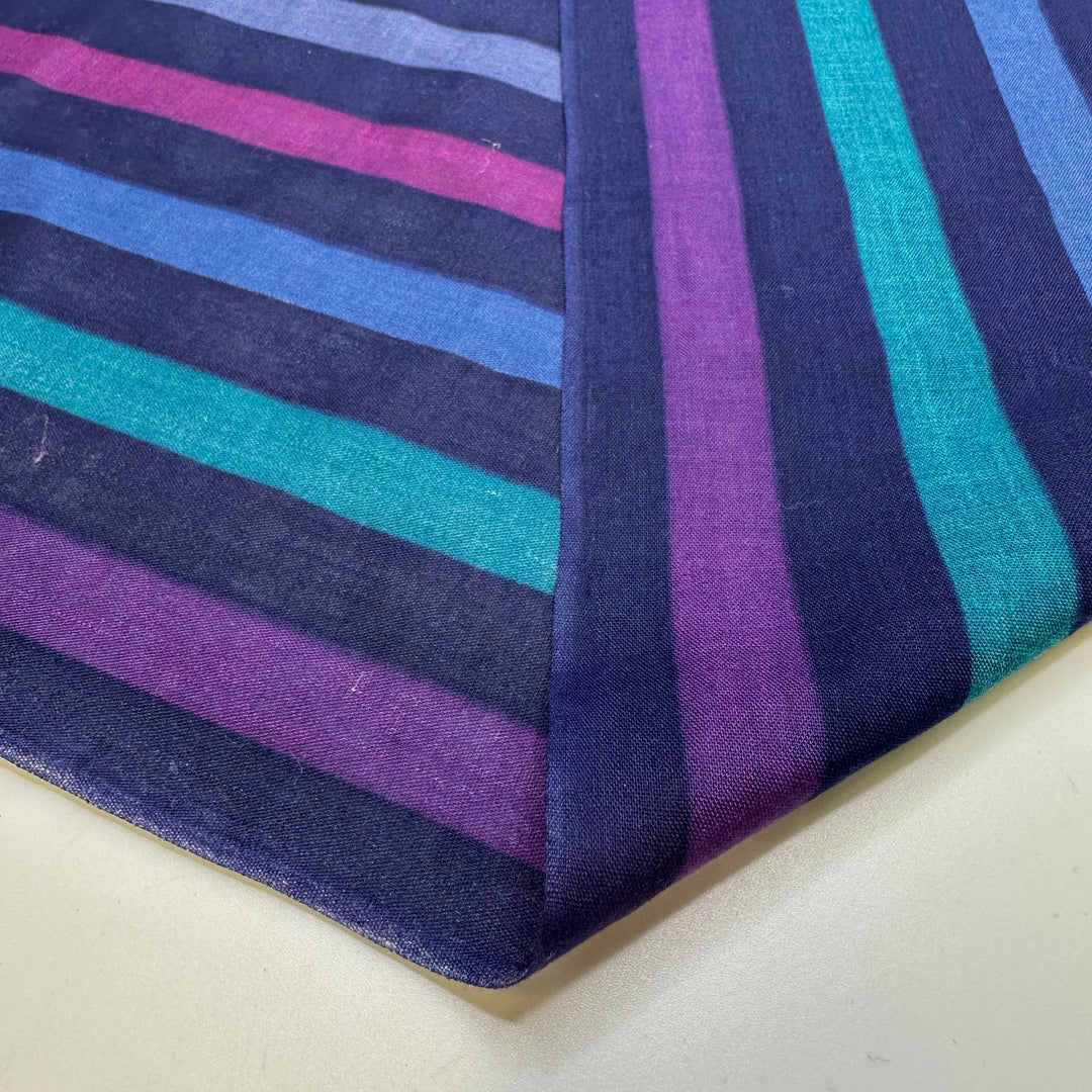 Moving To A New Area - Cotton Blend Woven - Blue Multi Stripes - 2.7M Bundle