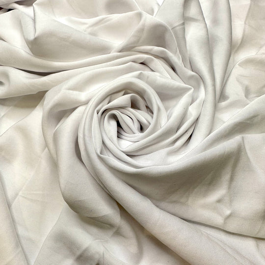 Starting A New Sewing Project - Tencel Blend Woven - White - 2M Bundle