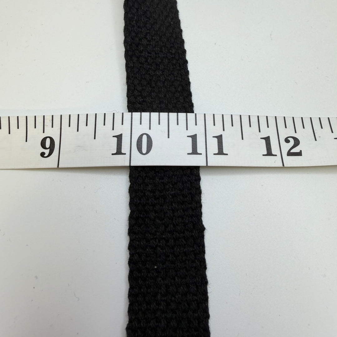 ⅞" (22mm) Webbing Trim - Black - 2.2M Bundle - True Deadstock supplies Fabric by private - Sustainable Textile | FABCYCLE