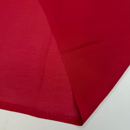 Holidays Are Imminent - Chiffon Polyester Blend Woven - Dark Burgundy - 2.9M Bundle