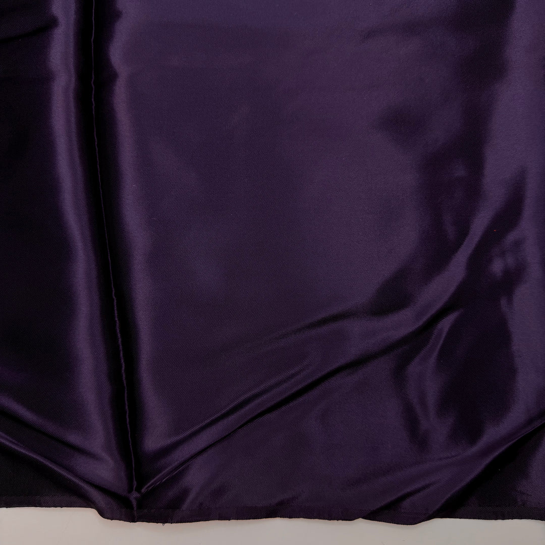 Until Next Year - Satin Polyester Blend Woven - Dark Purple - 3.7M Bundle