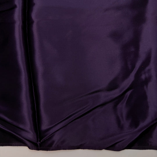 Until Next Year - Satin Polyester Blend Woven - Dark Purple - 3.7M Bundle