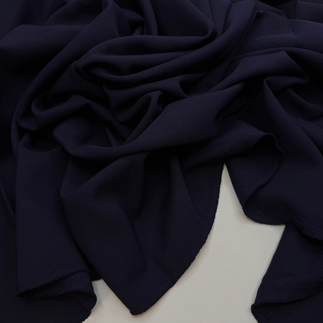 Falling Into September - Polyester Blend Woven - Dark Navy - 1.5M Bundle