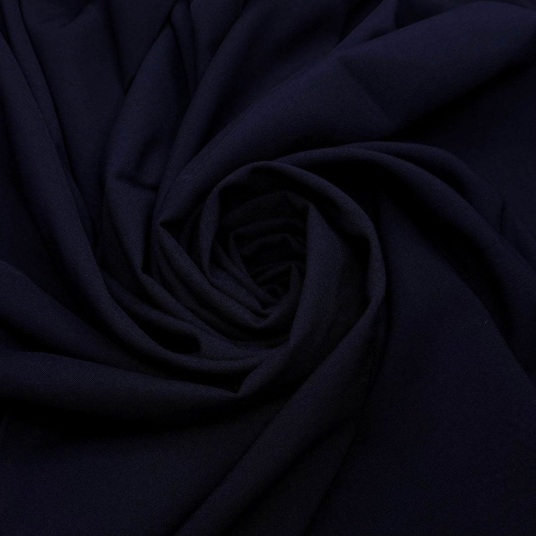 Falling Into September - Polyester Blend Woven - Dark Navy - 1.5M Bundle