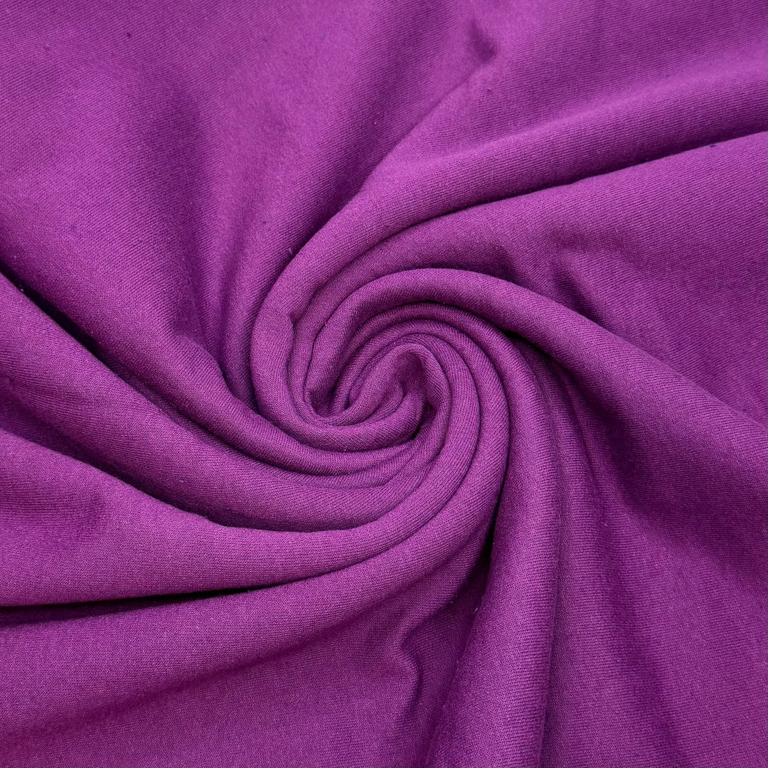 Not Over Yet - Tubular Jersey Fleece Cotton/Poly Knit - Purple - 1.6M Bundle