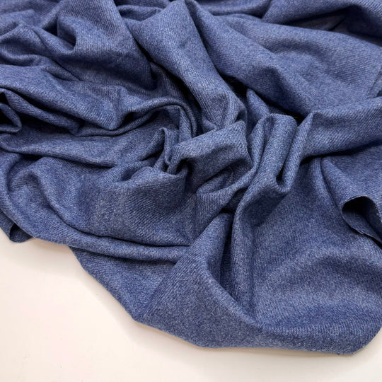 Back To School Shopping - Twill Weave Poly/Wool Woven - Dark Blue - 0.9M Bundle