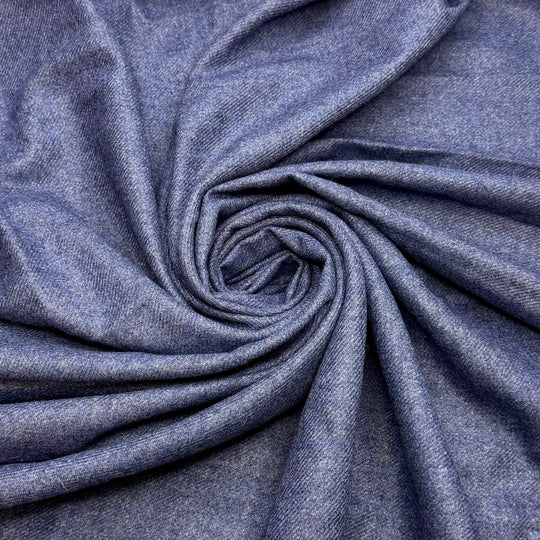 Back To School Shopping - Twill Weave Poly/Wool Woven - Dark Blue - 0.9M Bundle