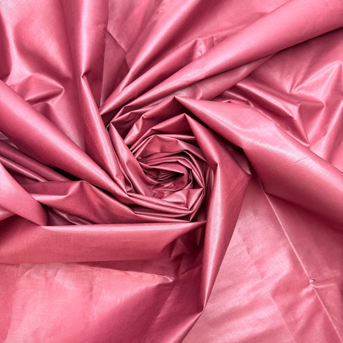 Feeling The Seasons Change - Shiny Finish Poly/Cotton Woven - Dark Pink - 2.6M Bundle