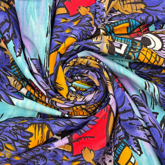 Vacation Home - Cotton Woven - Blue Multi Floral - 1.4M Bundle