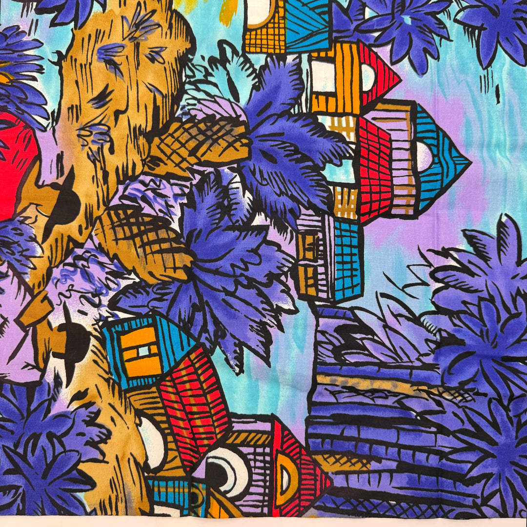 Vacation Home - Cotton Woven - Blue Multi Floral - 1.4M Bundle