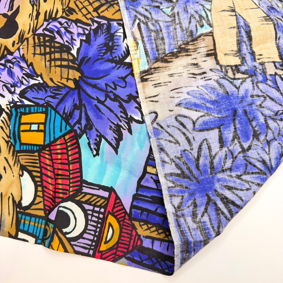 Vacation Home - Cotton Woven - Blue Multi Floral - 1.4M Bundle