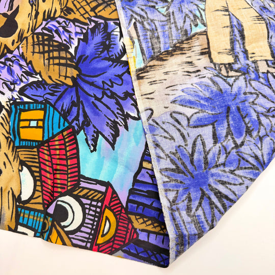 Vacation Home - Cotton Woven - Blue Multi Floral - 1.4M Bundle