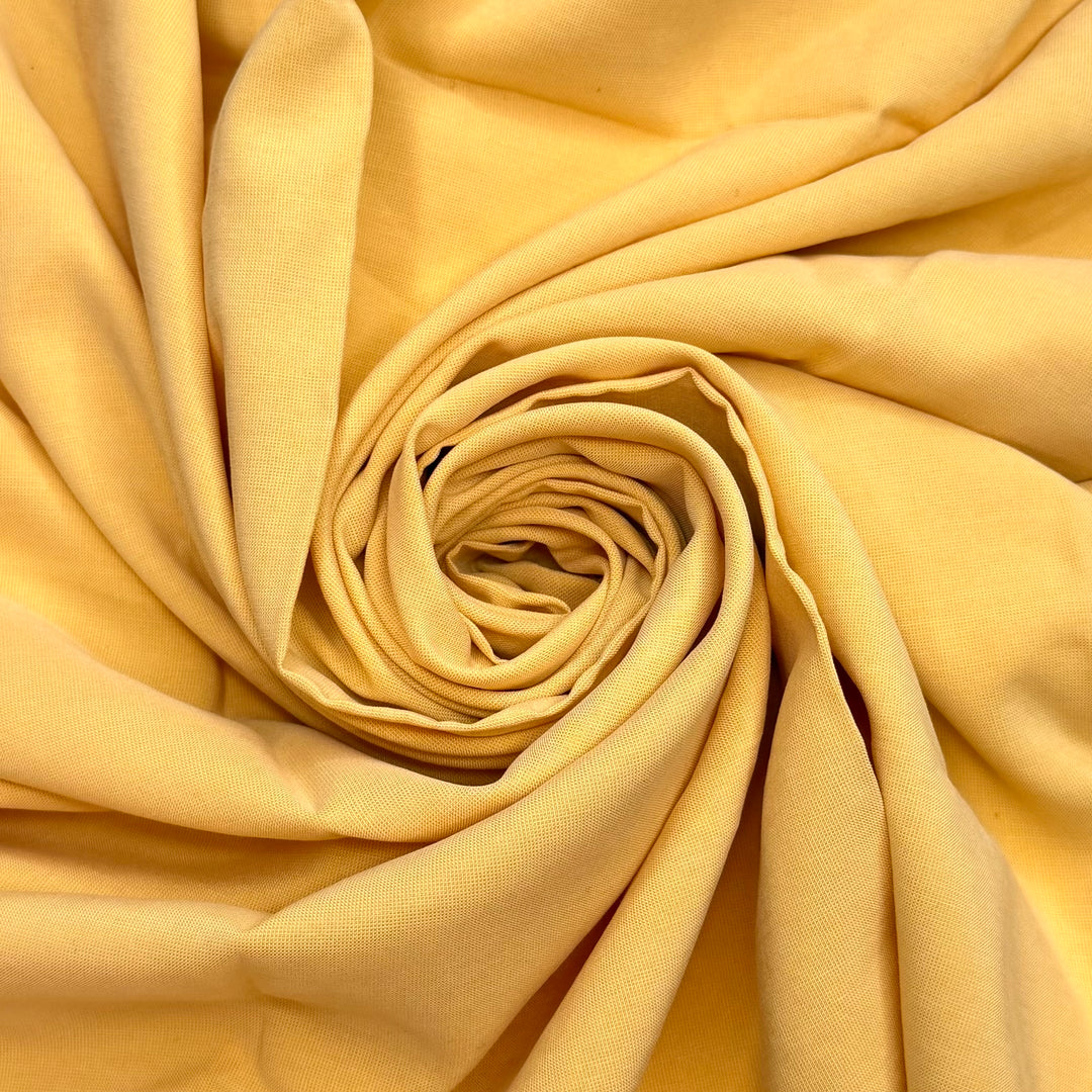 Remember The Joy Of Summer - Cotton/Tencel Woven - Yellow - 0.95M Bundle