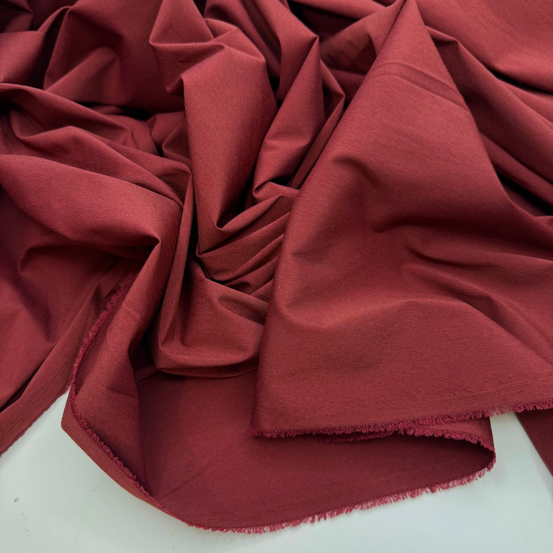 Falling Into Autumn - Poly/Nylon Woven - Burgundy - 3M Bundle