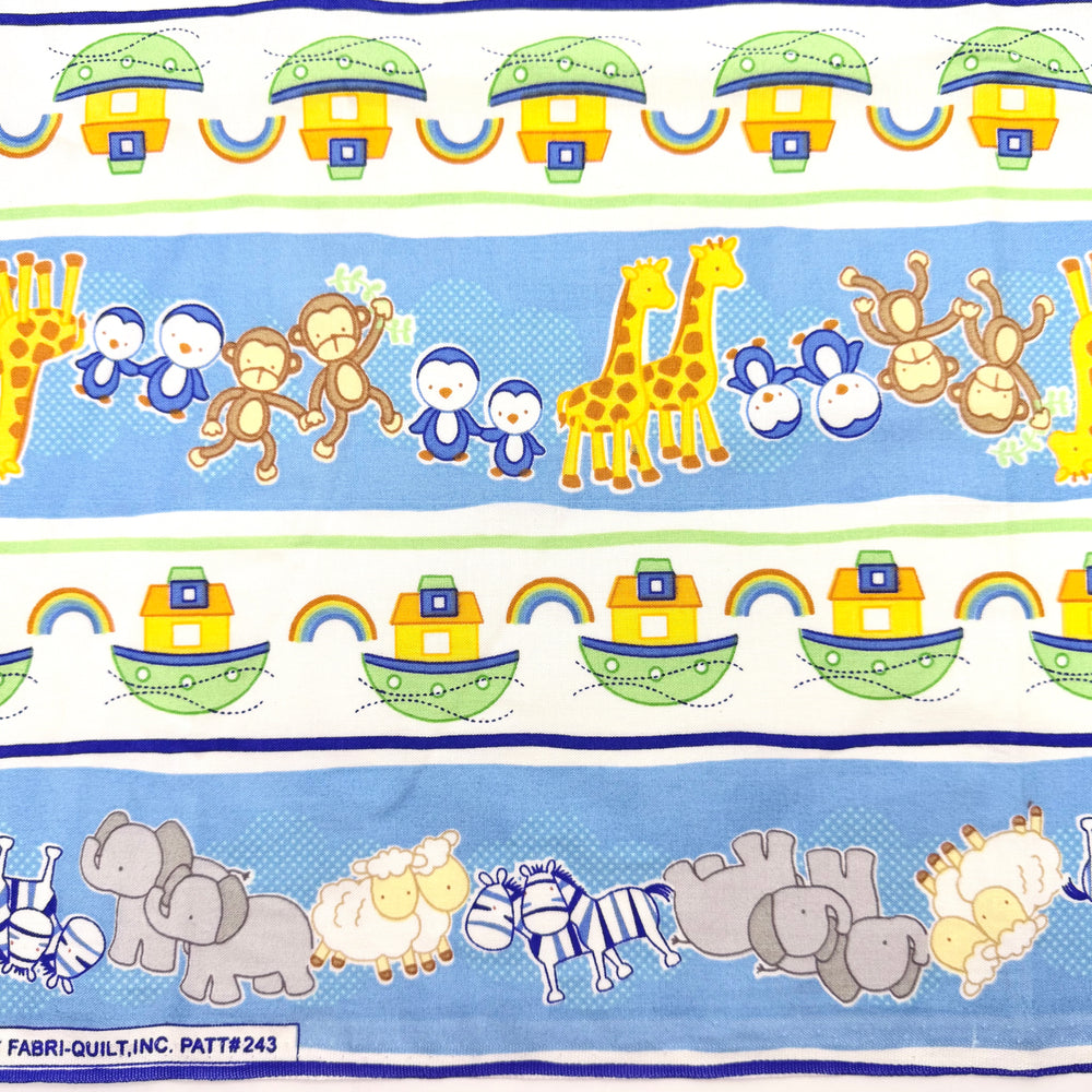 Write On Point - Cotton Woven - Light Blue Multi Noahs Ark - 1.2M Bundle