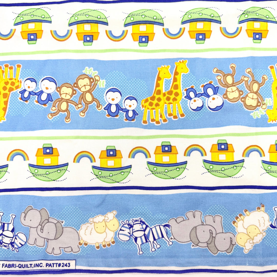 Write On Point - Cotton Woven - Light Blue Multi Noahs Ark - 1.2M Bundle