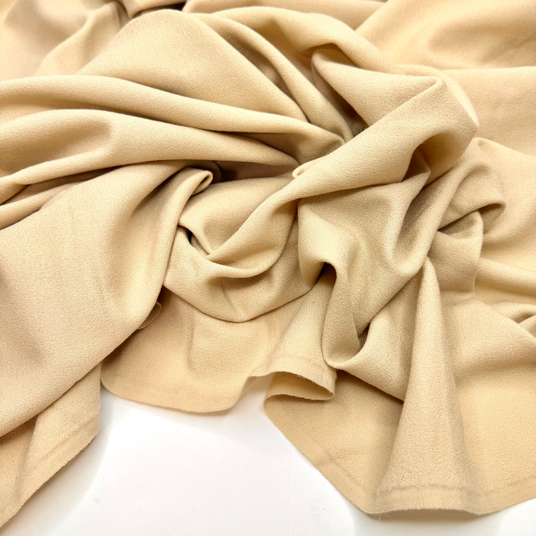 Summer Is So Classless - Crepe Wool Woven - Light Beige - 1.1M Bundle