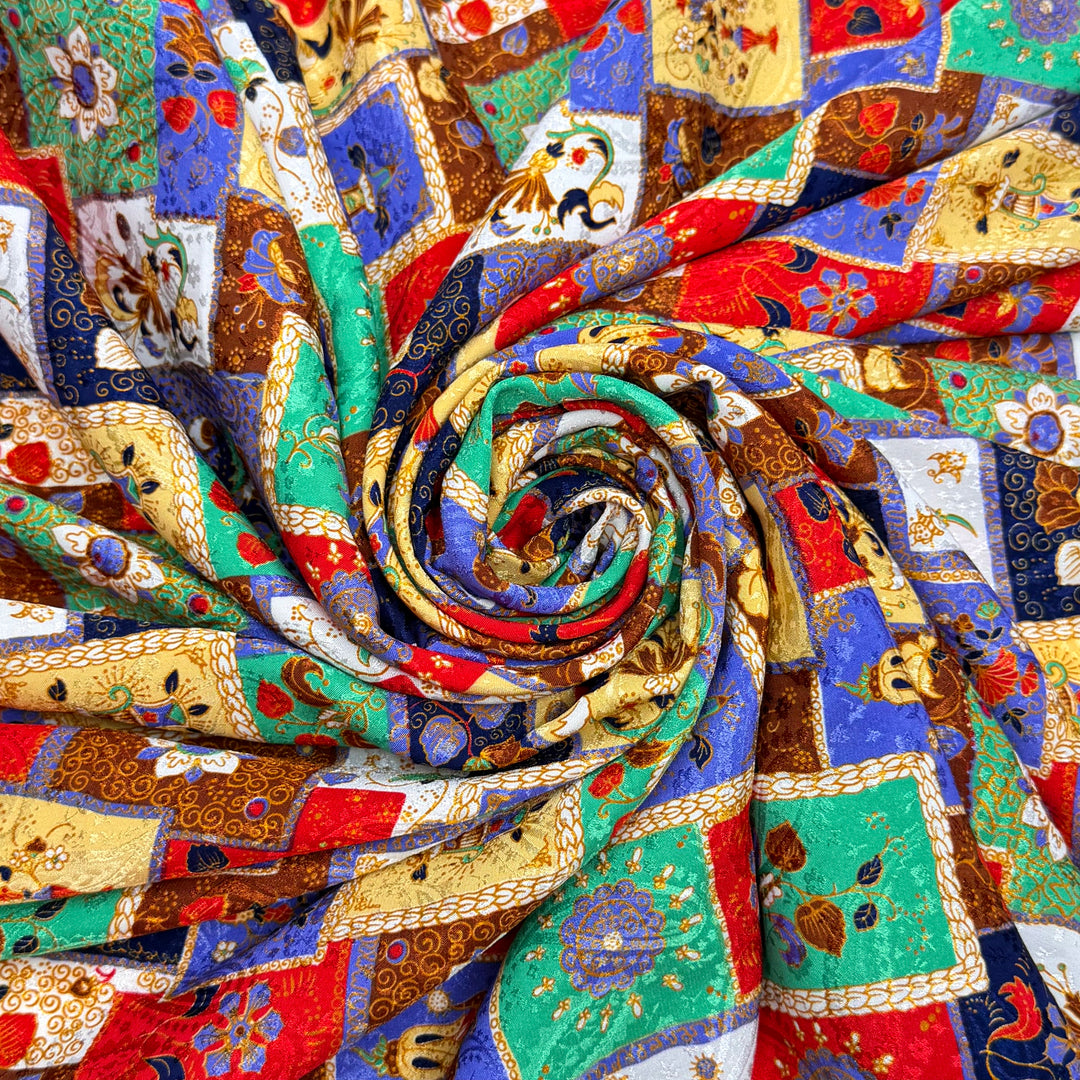 I Can Pencil You In - Jacquard Polyester Blend Woven - Multi Floral - 2.5M Bundle