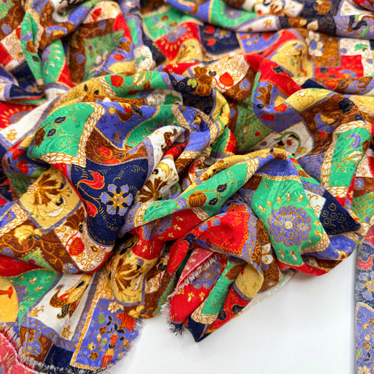 I Can Pencil You In - Jacquard Polyester Blend Woven - Multi Floral - 2.5M Bundle