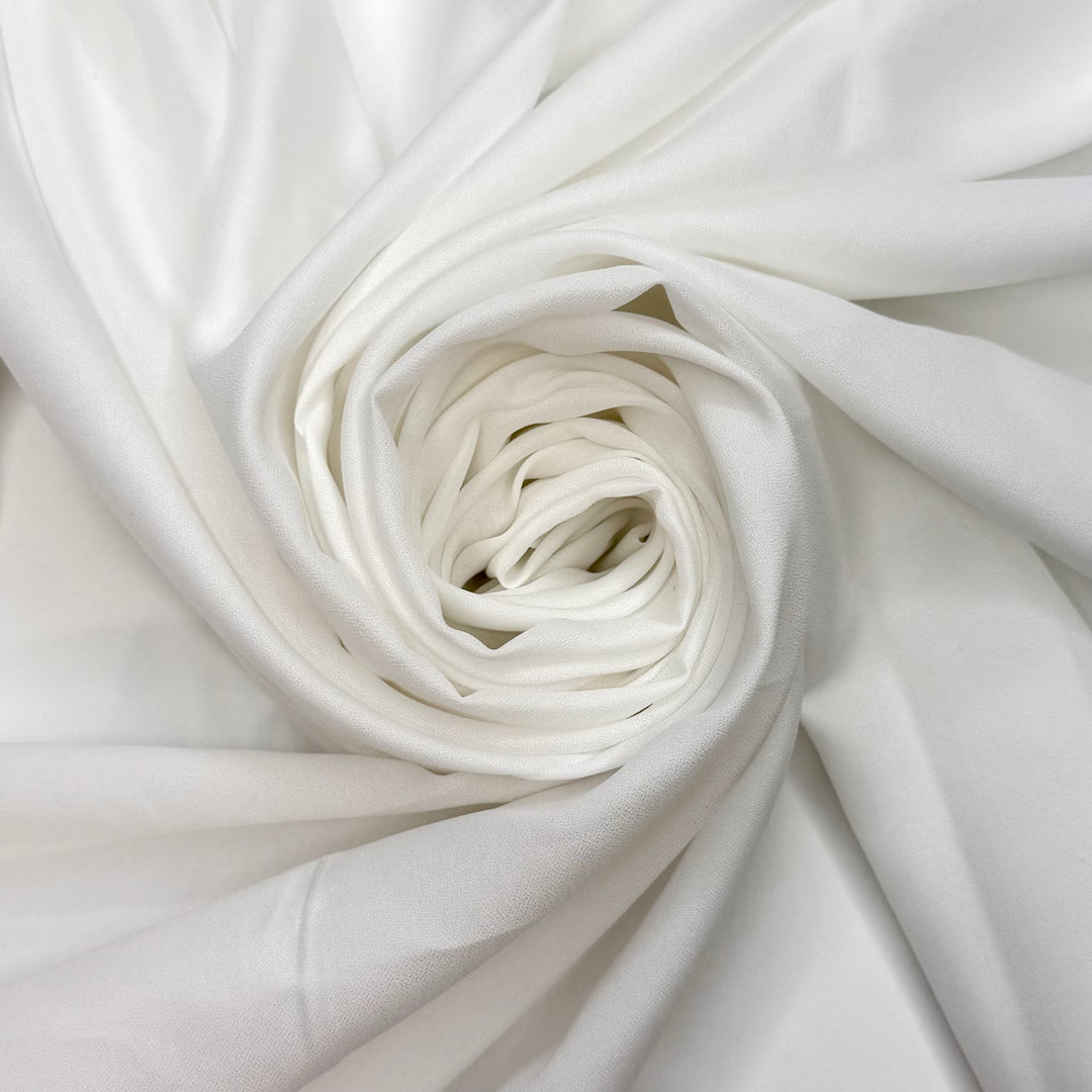 The Parents Get To Have A Break - Crepe Polyester Blend Woven - White - 1.95M Bundle