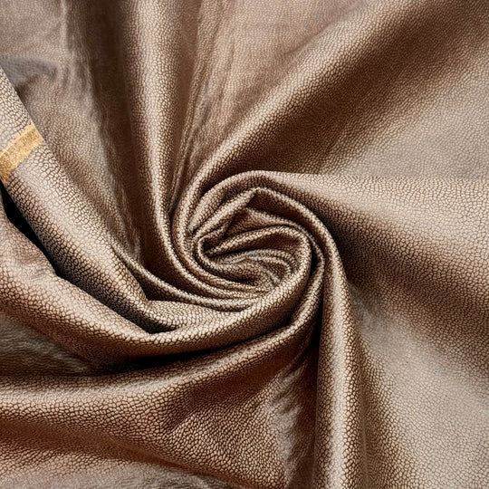 My Last First Day Of School - Faux Suede-like Double Cloth Knit Poly/Nylon  - Beige/Brown - 1.25M Bundle