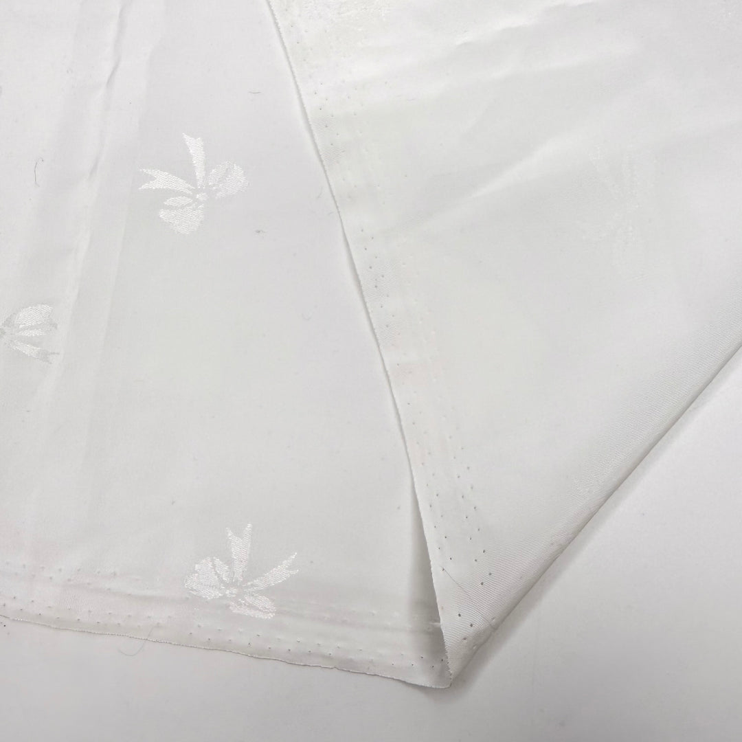 Already Planning For Prom - Polyester Blend Woven - White Bows - 2.1M Bundle