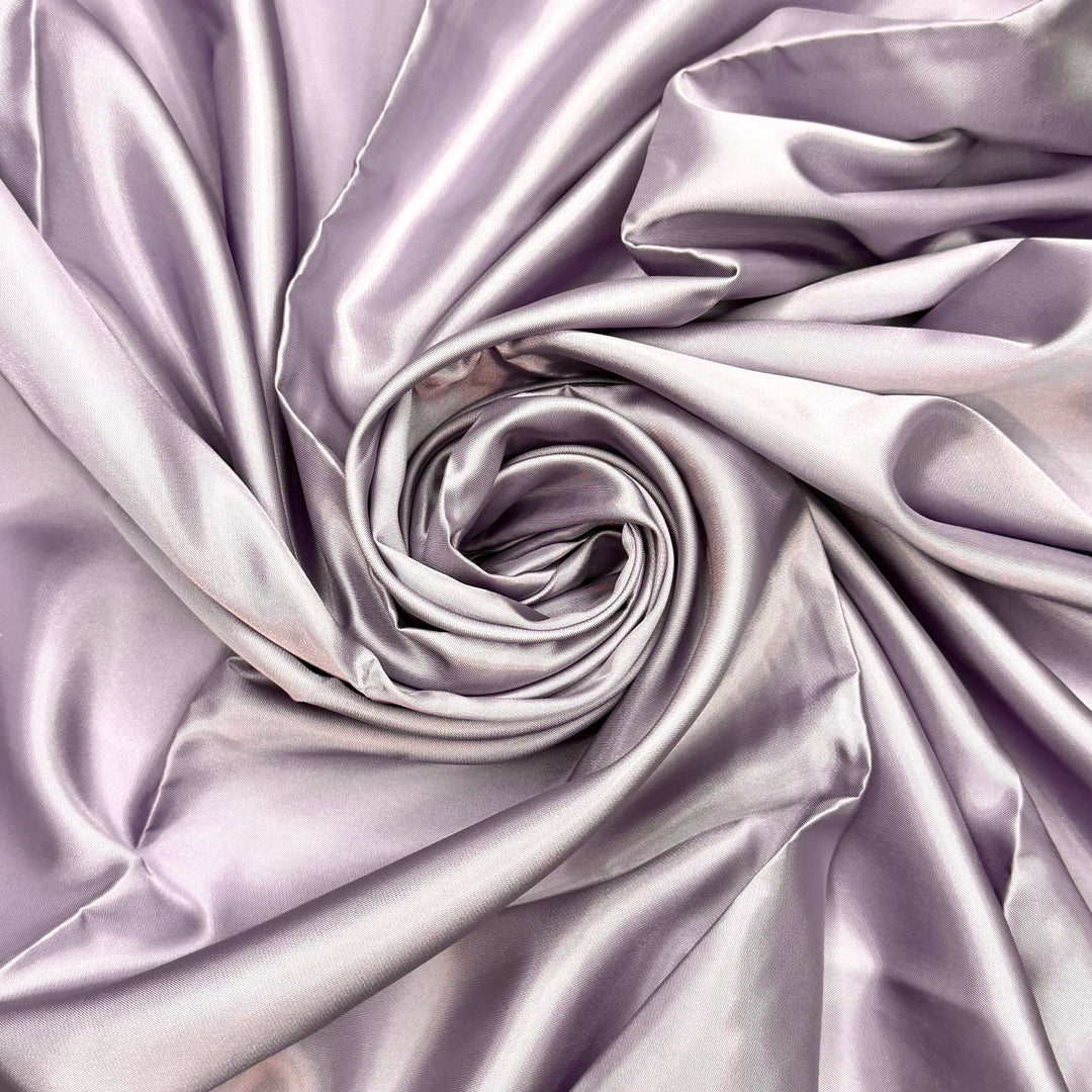 Extra Credit - Satin Polyester Blend Woven - Light Purple/Grey - 3.45M Bundle