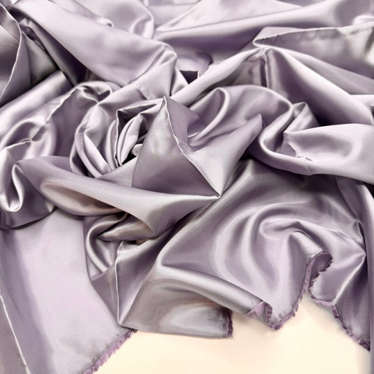Extra Credit - Satin Polyester Blend Woven - Light Purple/Grey - 3.45M Bundle