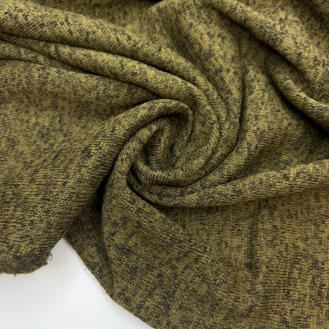 Blending Into The Greenery - Jersey Fleece Polyester Blend Knit - Green Heathered - 1.7M Bundle