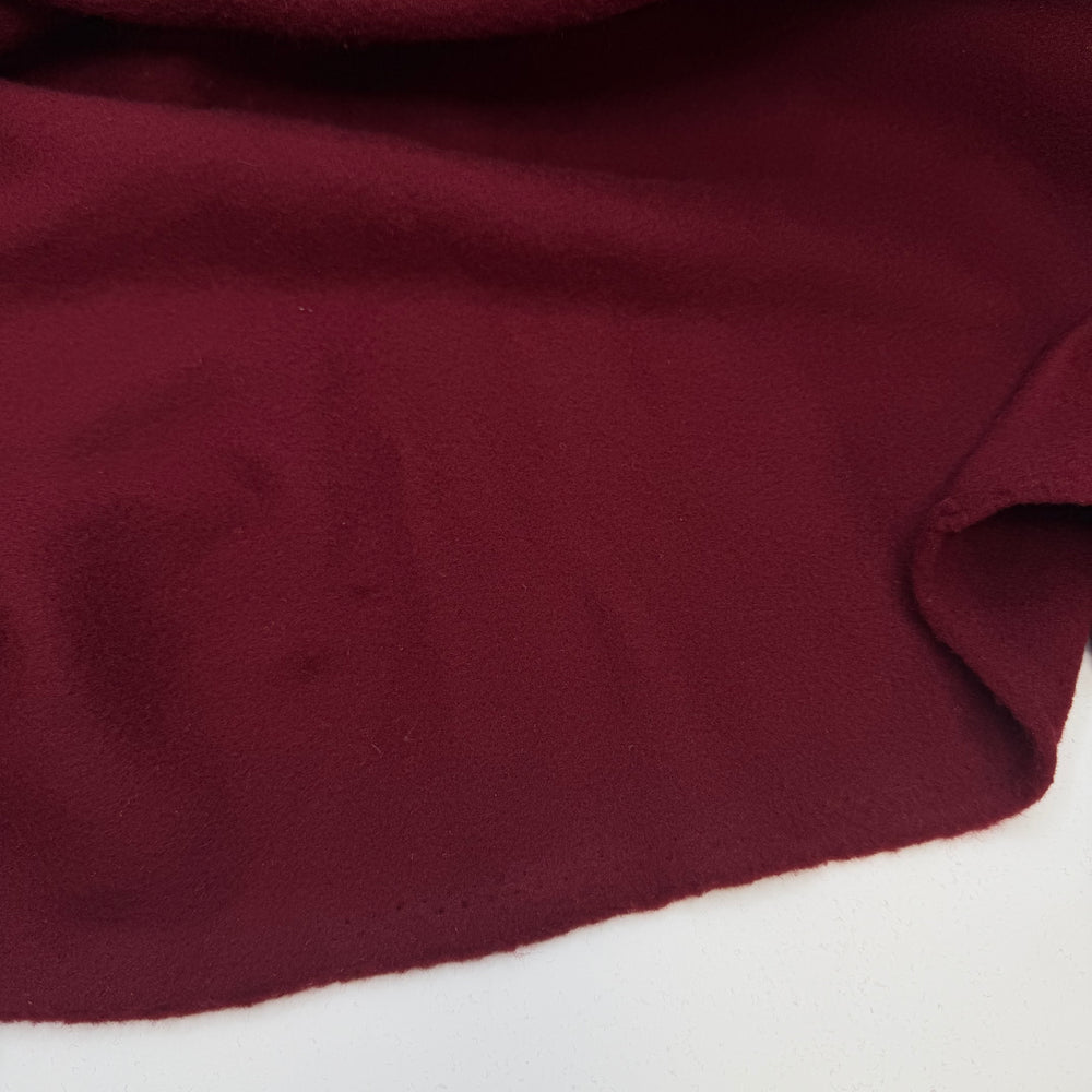 Pour Another Glass - Fleece Polyester Blend Knit - Dark Red - 1.5M Bundle