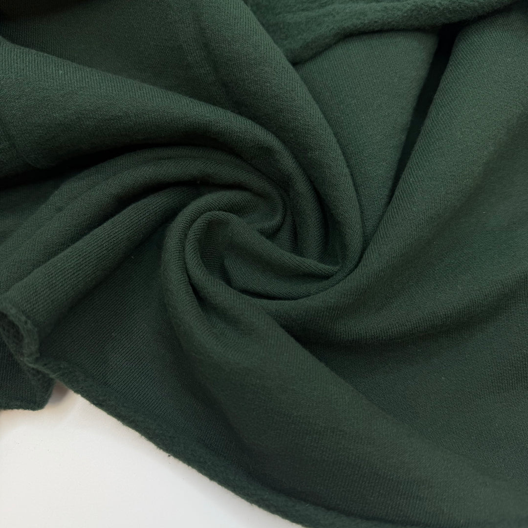 Tree Tops - Jersey Fleece Cotton Blend Knit - Dark Green - 1.7M Bundle