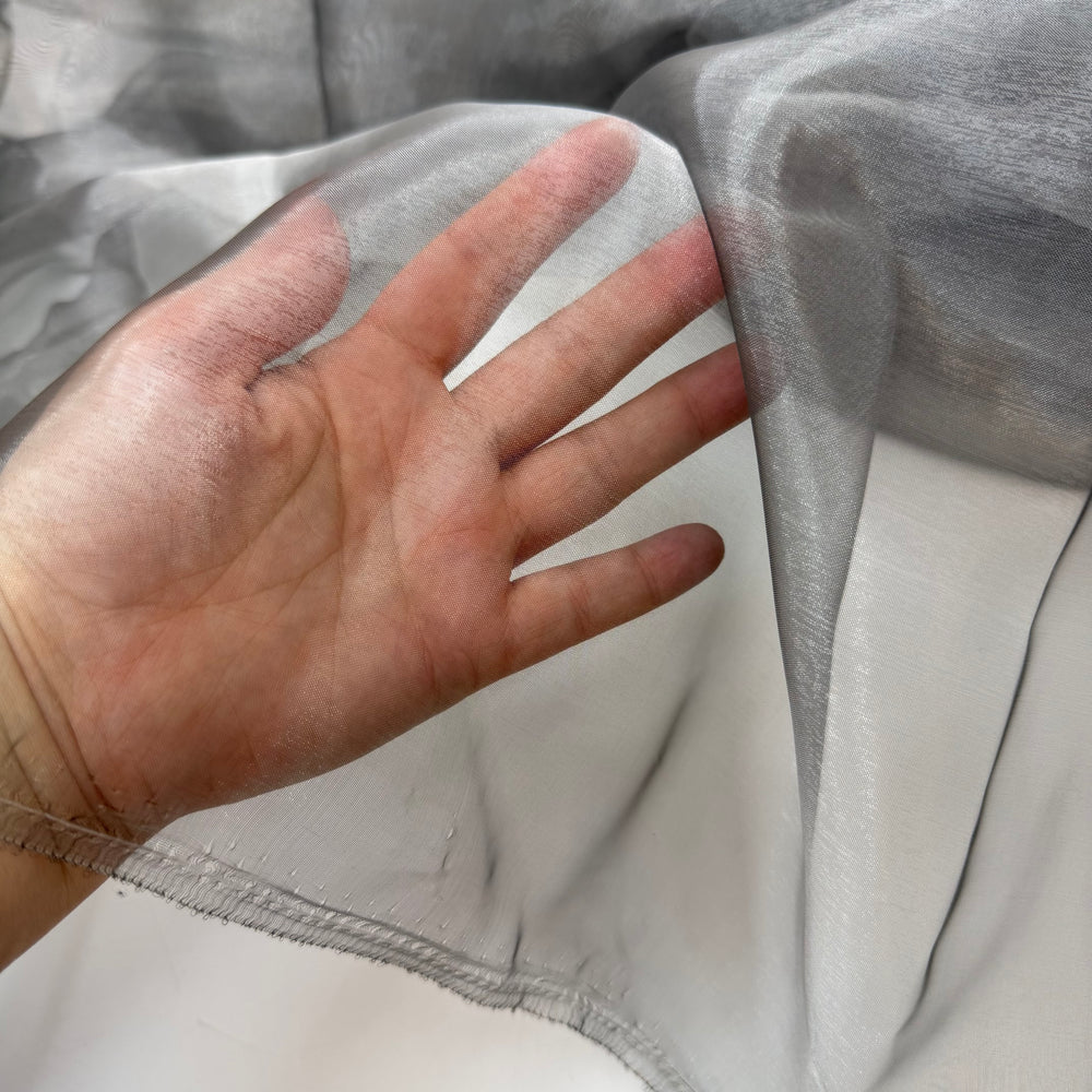 50 Shades Of Sheer - Organza Poly Woven - Silver - Bundles