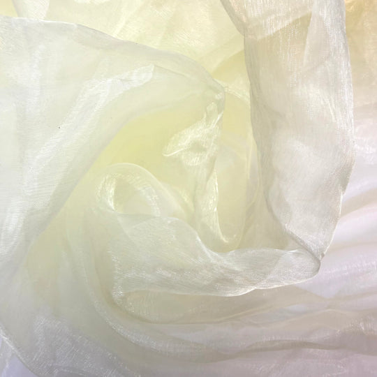 Creamy Butter - Organza Poly Woven - Light Yellow - Bundles