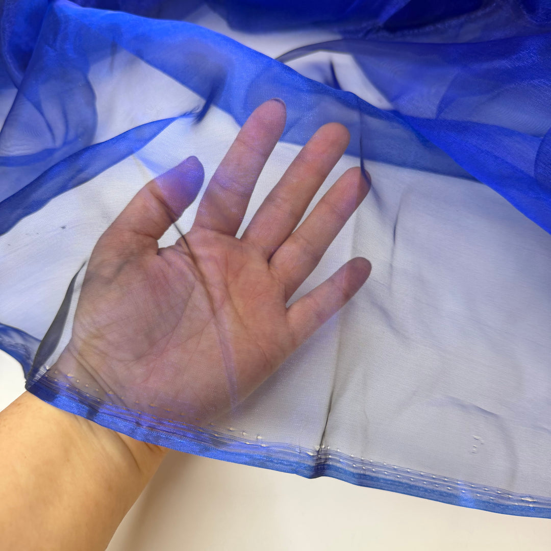 Make Mine Moody - Organza Poly Woven - Dark Blue - Bundles