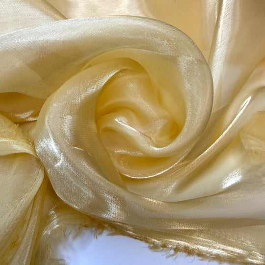 Liquid Sunshine - Liquid Organza Poly Woven - Gold/Yellow - Bundles